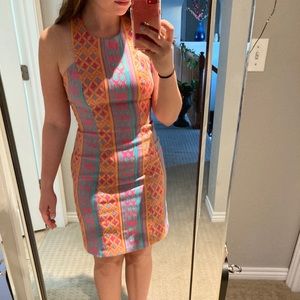 Multicolored Tight Dress